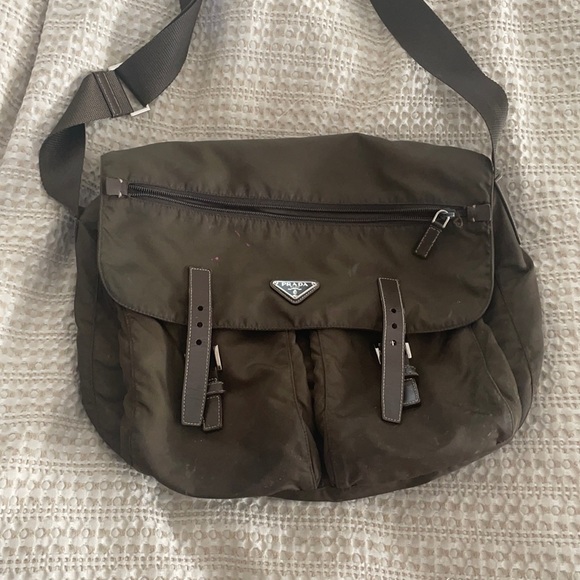 Prada Brown Nylon Bag - Picture 2 of 7